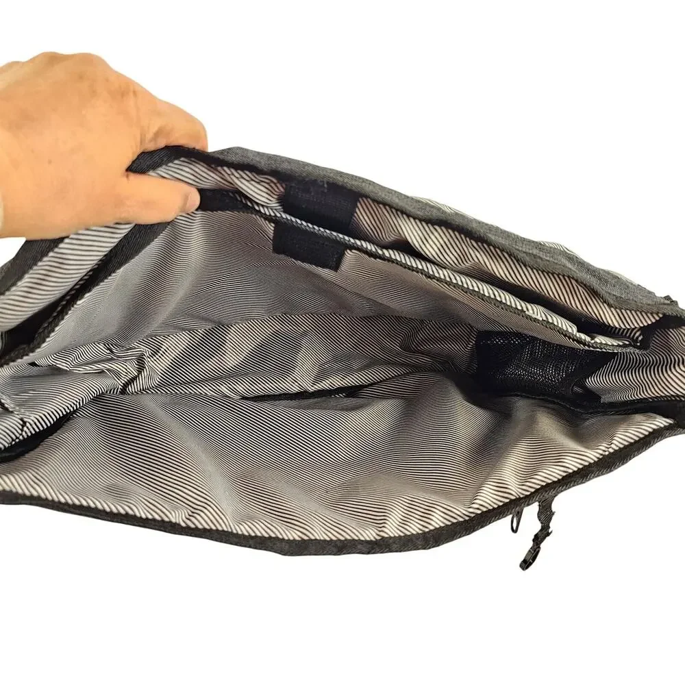 SwissGear Gray Messenger Bag Laptop Shoulder Bag Crossbody 15” Travel Work